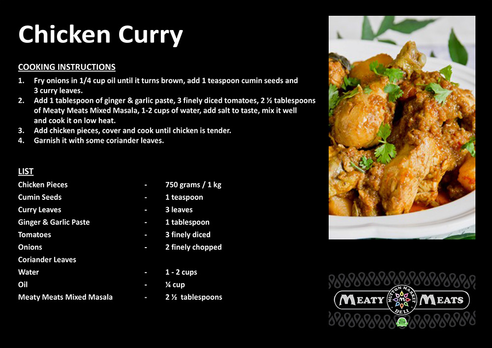 Meaty Meats Chicken Curry